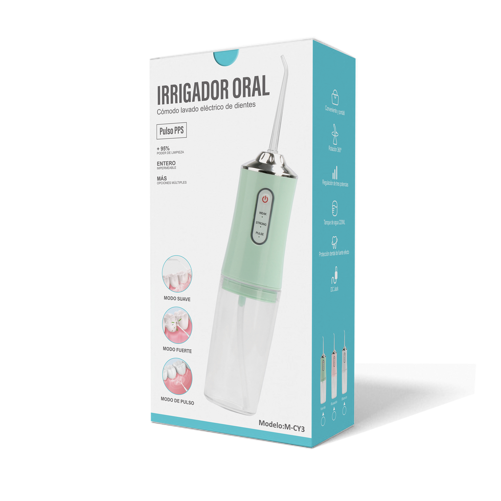 Irrigador oral portátil
