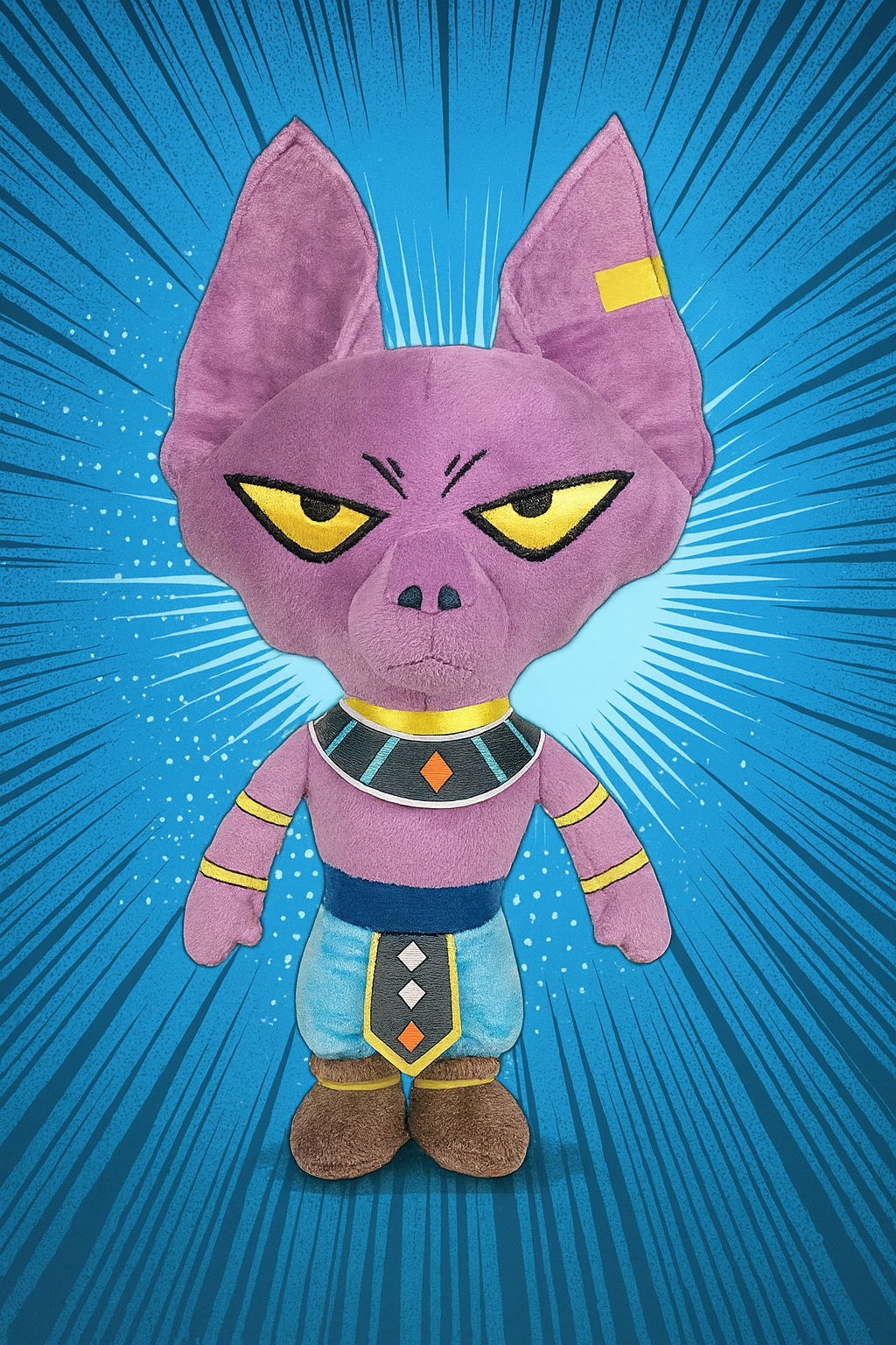 Peluche Oficial de Beerus – Dragon Ball Super – Play by Play