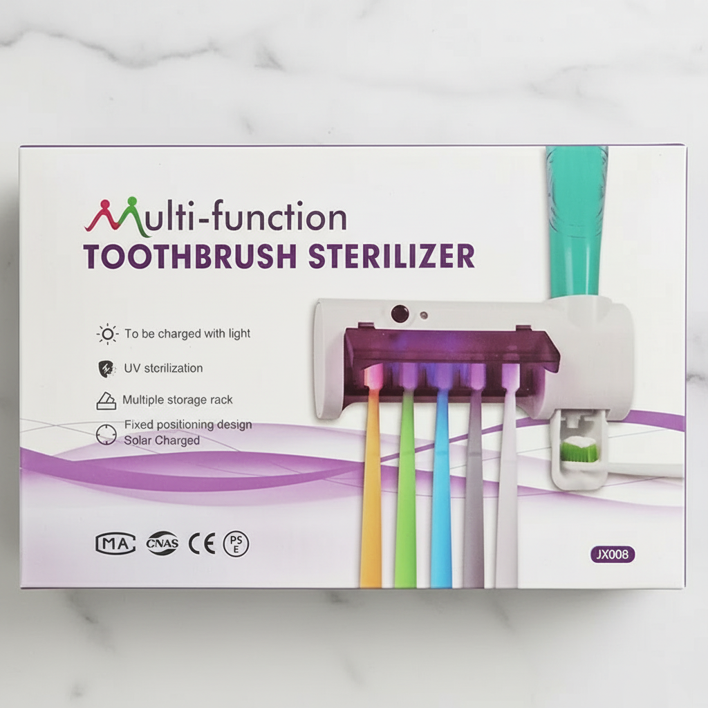 Portacepillos de dientes UV de pared